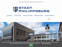 Tablet Screenshot of philippsburg.de